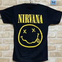 ニルバーナ ニルヴァーナ Tシャツ　M サイズ　ニコちゃん　NIRVANA 半袖　ロックバンド_画像3