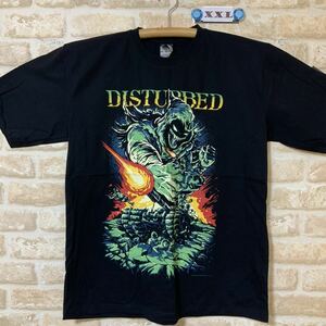 新品 ディスターブド Tシャツ XXLサイズ バンドTシャツ　管221 ロックバンドTシャツ　ディスターブド (Disturbed)