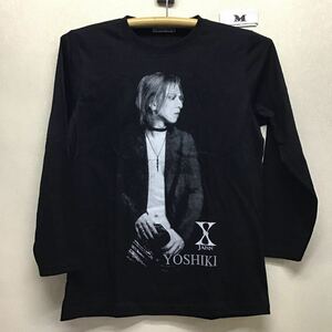 新品 X JAPAN YOSHIKI イラスト ロングTシャツ Mサイズ　長袖 エックスジャパン　海外製