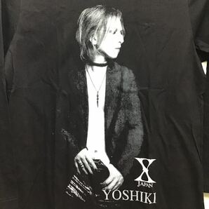 新品 X JAPAN YOSHIKI イラスト ロングTシャツ Mサイズ 長袖 エックスジャパン 海外製の画像2