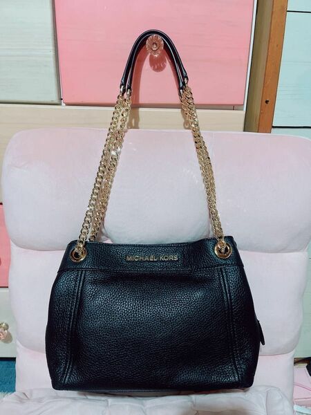 MICHEAL KORS JETSET ITEM チェーン メッセンジャー バック