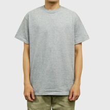 新品未使用 ギルダン 6oz ウルトラコットン 無地半袖Tシャツ XLサイズ グレー ユニセックス GILDAN_画像4