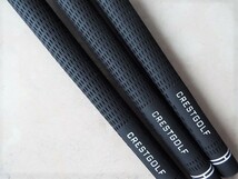 ★即決！送料込！★3本組 CRESTGOLF 正規品 ツアーベルベット タイプ 競技者 アスリート 60R バックラインなし ★ 抜群のグリップ力_画像2