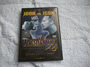 DVD　2枚組　レッスルマニア　18　WWE　ホーガンｘロック　プロレス　新品購入品　入手困難　絶版　420分　レンタル禁止　動作確認済　美品