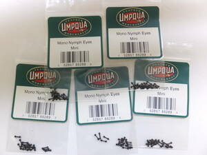 処分◆フライ◆UMPQUA◆Mono Nymph Eyes　Mini　5個セット◆定価￥2,200円(税込)◆35％OFF 