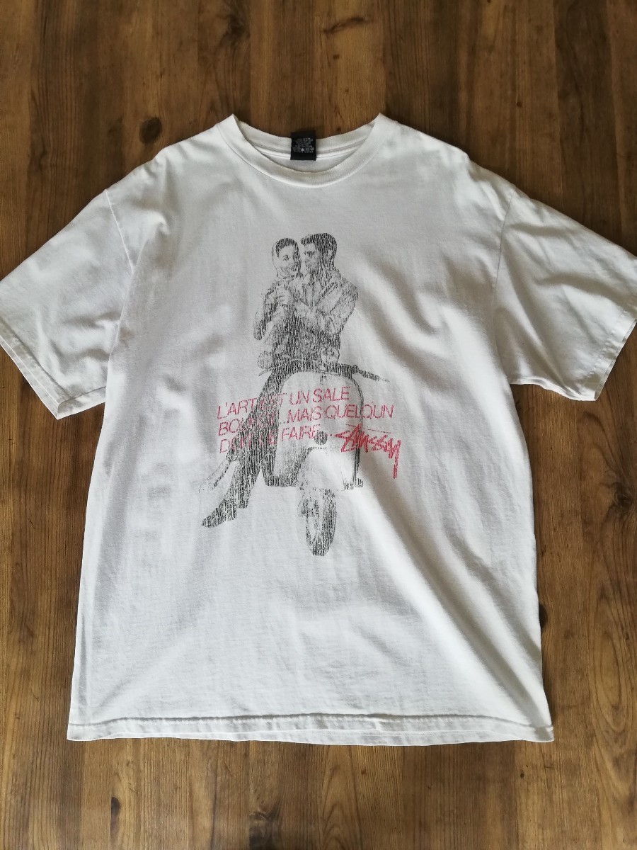 流行に 激レア!80s old stussy ジャガード Tシャツ XL Tシャツ