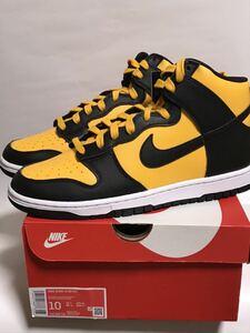 新品　28cm NIKE DUNK HIGH 黒×黄DD1399-700ナイキダンクハイ