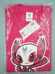 正規品 東京パラリンピック 2020 ソメイティ マスコット Tシャツ 半袖 シャツ Sサイズ ピンク