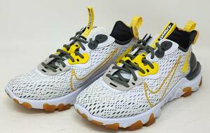 ★Nike REACT VISION WHITE/HONEYCOMB-IRON GREY CD4373-100 24.5cm ナイキ リアクト ヴィジョン ハニーコンボ★