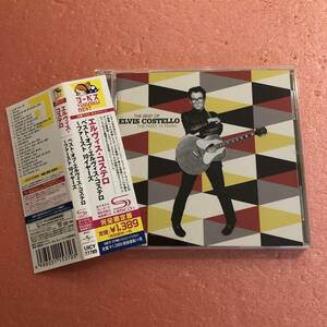 美品 SHM-CD 国内盤 帯付 ベスト オブ エルヴィス コステロ ファースト 10イヤーズ The Best Of Elvis Costello The First 10 Years 