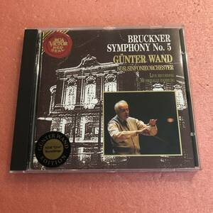 CD Bruckner Gunter Wand NDR-Sinfonieorchester Symphony No. 5 ブルックナー ギュンター ヴァント NDRエルプフィルハーモニー管弦楽団