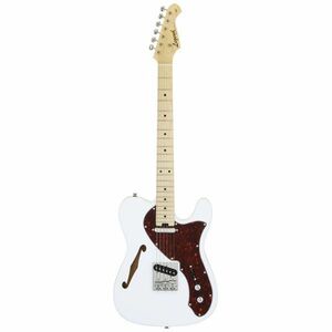 ★Legend LTE-69TL/TT WH White/Tortoise Pickguard セミホロウ テレキャスタイプ エレキギター ケース付★新品送料込