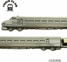 ★NAKANO TC-S000SK/KH キーホルダー 真鍮製 / 0系 新幹線 トレインクラブ ナカノ★新品送料込/メール便_画像2