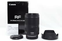 ★美品★ キヤノン Canon RF24-240mm F4-6.3 IS USM ★別売りレンズフード付き★_画像1