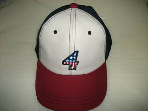 CA4LA カシラ トリコロール 三色 メッシュ キャップ 野球帽 帽子 ハーレーダビッドソン パロディ ナンバー 4ロゴ 日本製