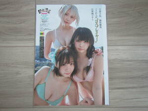 [B-02]B5 size cut . laminate .... woven ...book@ poster beautiful young lady bikini model cosplay * including in a package possible 01