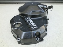 ドゥカティ ハイパーモタード エンジンカバー クラッチカバー 中古品 オートバイパーツ DUCATI_画像5