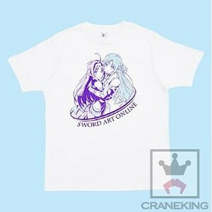 【アスナ&ユウキ】ソードアート・オンライン Tシャツ 白 ホワイト 半袖 身丈約68cm 身巾約51cm 新品