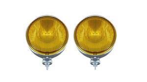  foglamp i. low lens working light yellow 20φ 100W 24V halogen H3 retro specification circle plating 2 piece set 