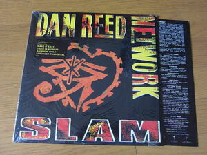 □ DAN REED NEETWORK SLAM レアアナログ米盤オリジナルシュリンク＆ステッカー美品!両面DMM