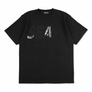 【新品未使用】 23SS 新品 WIND AND SEA ウィンダンシー PALM TREE TEE Tシャツ カットソー 半袖 BLACK M ブラック 黒色 即決早い者勝ち