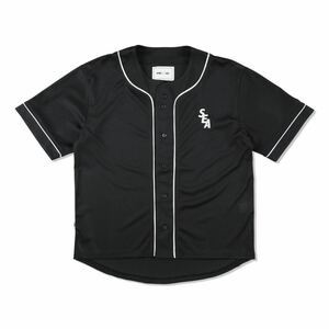 【新品未使用】 23SS 新品 WIND AND SEA ウィンダンシー SEA BASEBALL SHIRT ベースボールシャツ BLACK M ブラック 黒色 即決早い者勝ち