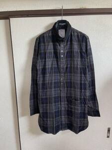 【美品】【レターパックプラス対応】 SHAREEF シャリーフ L/S CHECK SHIRTS チェックシャツ 長袖 即決早い者勝ち