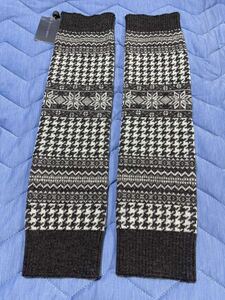 【タグ付き】【レターパックプラス対応】 NUMBER NINE ナンバーナイン LEG WARMER レッグウォーマー BROWN ブラウン 茶色 即決早い者勝ち