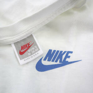 ビンテージ 90s nike international 両面 プリント Tシャツ M USA製 old vintage ナイキ オールド 長袖 ロンT 銀タグ sport スポーツの画像4