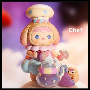 フィギュア　Chef　POPMART PUCKY なにしてるの? シリーズ　ポップマート　マスコット　人形　シェフ　料理人