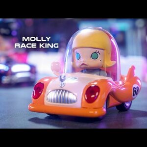 フィギュア　MOLLY RACE KING　POPMART POPCAR Super Track　シリーズ　ポップマート　CAR　モリー　レース