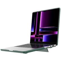 MacBook Pro13インチ A2289/A2251/A2338用 スタンド付 シェルケース ハードケース 上下カバー 分離式 頑丈 紫_画像5