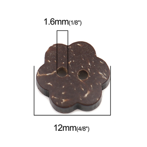 ココナッツボタン 5個 天然素材ココナツボタン木の実ボタン