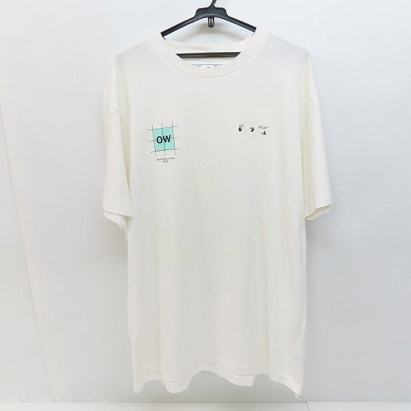 ☆OFF-WHITE/オフホワイト グリッドバックアロープリントTシャ