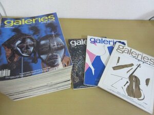 現代美術　洋書「GALERIES　MAGAZINE」１９８６年No.12～１９９２年No.48　不揃い26冊セット　絶版　フランス雑誌　送料無料！