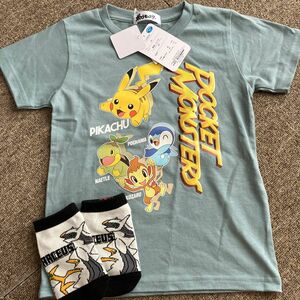 ポケモン　Tシャツ　靴下　120