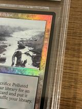 【１円スタート】MTG マジック・ザ・ギャザリング 汚染された三角州 英語 foil BGS9 MINT オンスロート_画像3