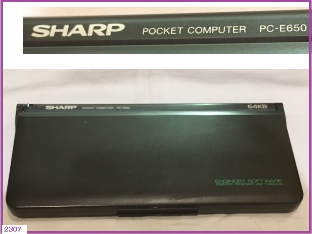 □□ ポケットコンピューター SHARP シャープ PC-E650 液晶不良 部品