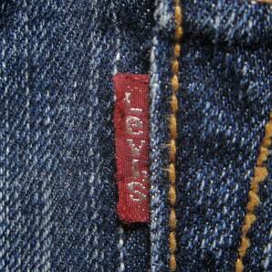 即決★Levi's★メンズW32≒83㎝ リーバイス503 ハーフパンツ デニム オレンジパッケージ 鬼ヒゲ ダメージ加工 アメカジ ジーンズの画像6