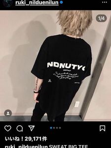 nil due nil un Tシャツ　新品　黒　the GazettE ガゼット　フリーサイズ