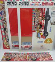 送料￥230～★ワンピース スタンプラリー　ステッカー　サニー号 トラック　ペーパークラフト MEET THE ONE PIECE ミート　ザ　ワンピース_画像1