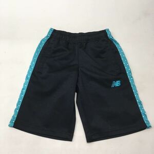  free shipping *new balance New balance * jersey shorts * Kids child 120 navy blue #50703sNj103