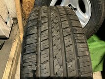 トヨタ ランドクルーザー プラド 90 後期 純正 16インチ 7J +15 265/70R16 HIFLY 夏タイヤ バリ溝 タイヤホイール 4本セット_画像6