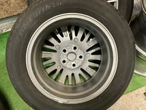 美品 TOYOTA アルファード30 純正 17インチ 6.5J +33 225/60R17 YOKOHAMA BluEarth E51 夏タイヤ タイヤホイール 4本セット_画像10