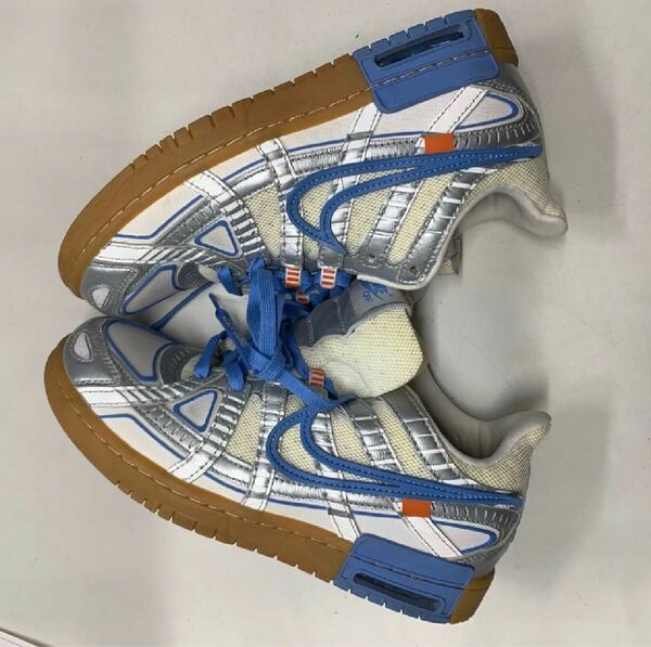 OFF WHITE × NIKE RUBBER DUNK "WHIRE/UNIVERSITY BLUE WHITE"