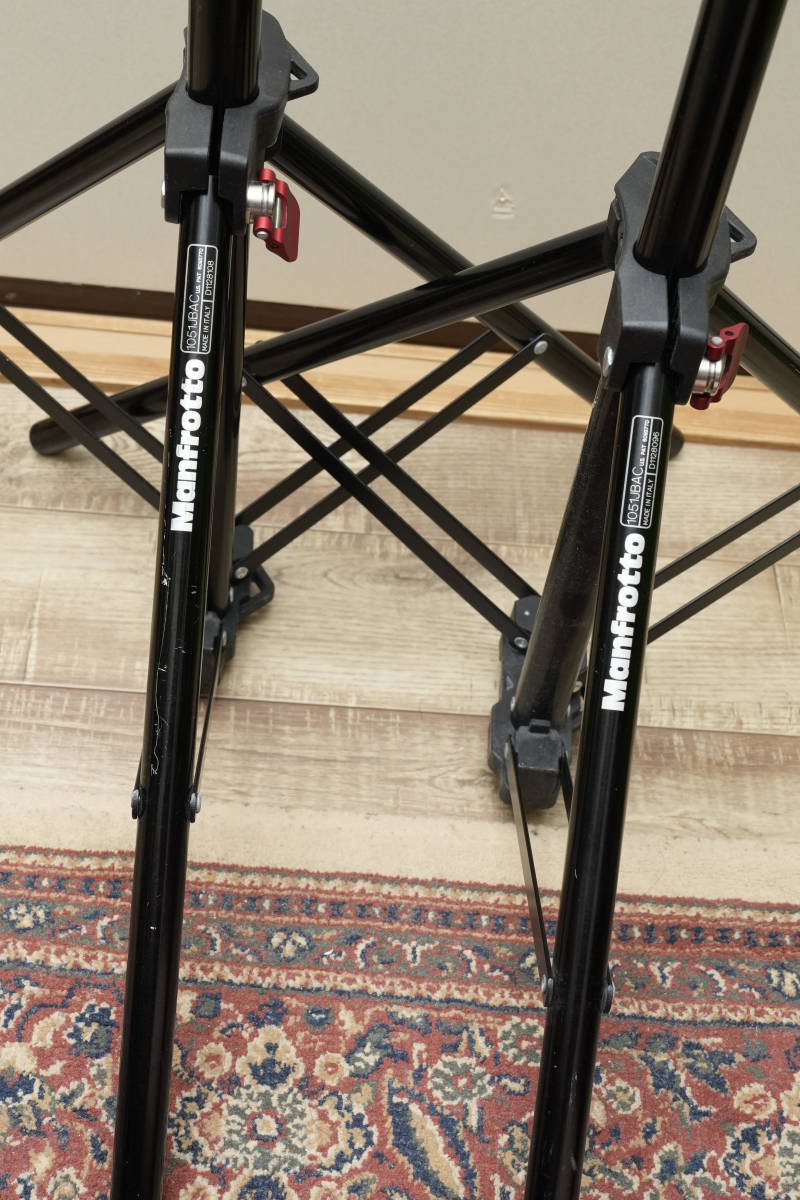 中古・実用品】Manfrotto ライトスタンド アルミ ミニコンパクト