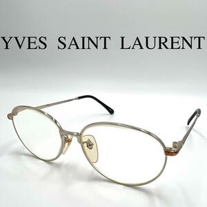 Yves Saint Laurent イヴサンローラン メガネ 度入り メタル