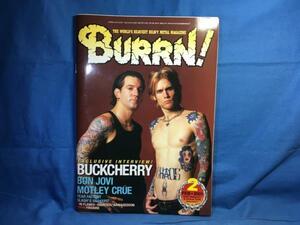 雑誌 BURRN! 2001年2月号 BUCKCHERRY 折込ポスターあり バーン コーポレーション BON　JOVI