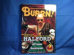 雑誌 BURRN! 2001年03月号 HALFORD AC/DC 折込ポスターあり バーン コーポレーション