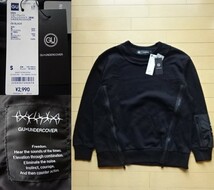 新品タグ付き【GU×UNDERCOVER】ヘビーウェイト スウェットシャツ ブラック SIZE:SMALL (ジーユー,アンダーカバー,高橋盾)_画像1